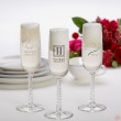 Printed Champagne Flutes
